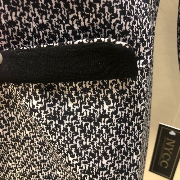 NYCC New York Clothing Co Stretchy Lightweight 3/4 Sleeve Blazer Jacket Size S - Picture 4 of 11